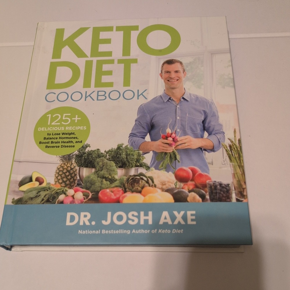 Keto Diet Cookbook Dr Josh Axe Hardcover 2019 Weight Loss Health 9780316427180